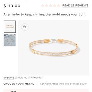 Two-Tone Gold and Silver Wire Wrap Bracelet by